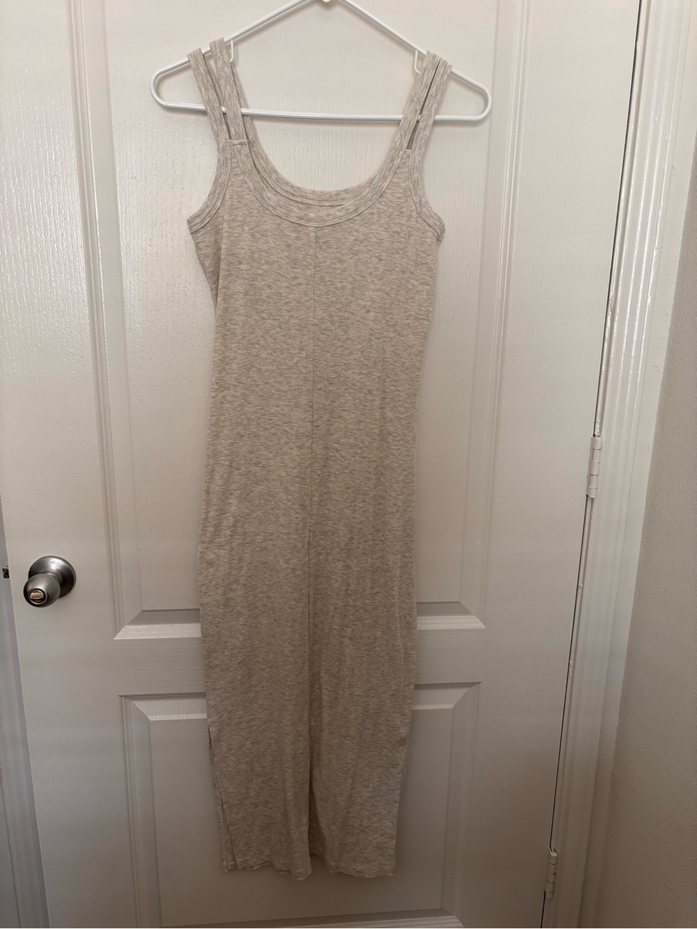 Revamped Light Gray/Oatmeal Dress